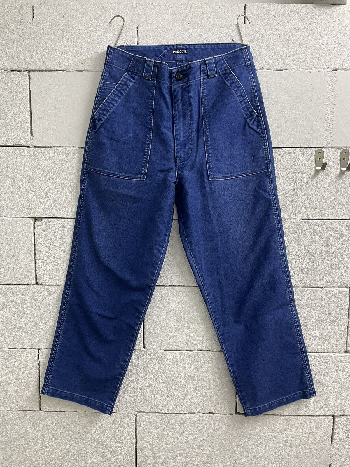 Blue Blue Japan RARE Blue Blue Japan Baker Pants Size US 33 - 1 Thumbnail