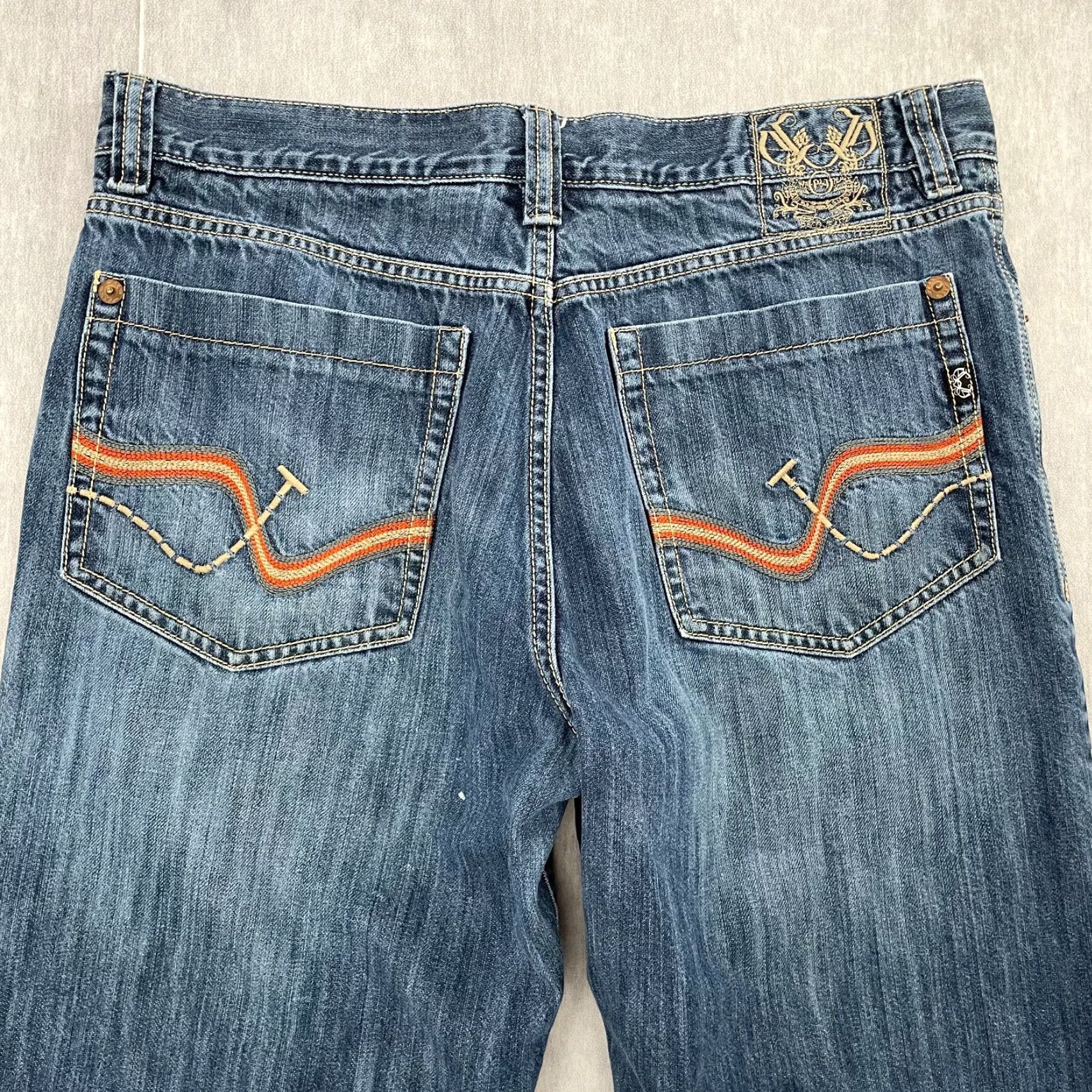 Vintage VINTAGE Paco Men Jeans 36 Adult Straight Leg Blue Denim Heavy Duty Logo Streetwear 90s Size US 36 / EU 52 - 4 Thumbnail