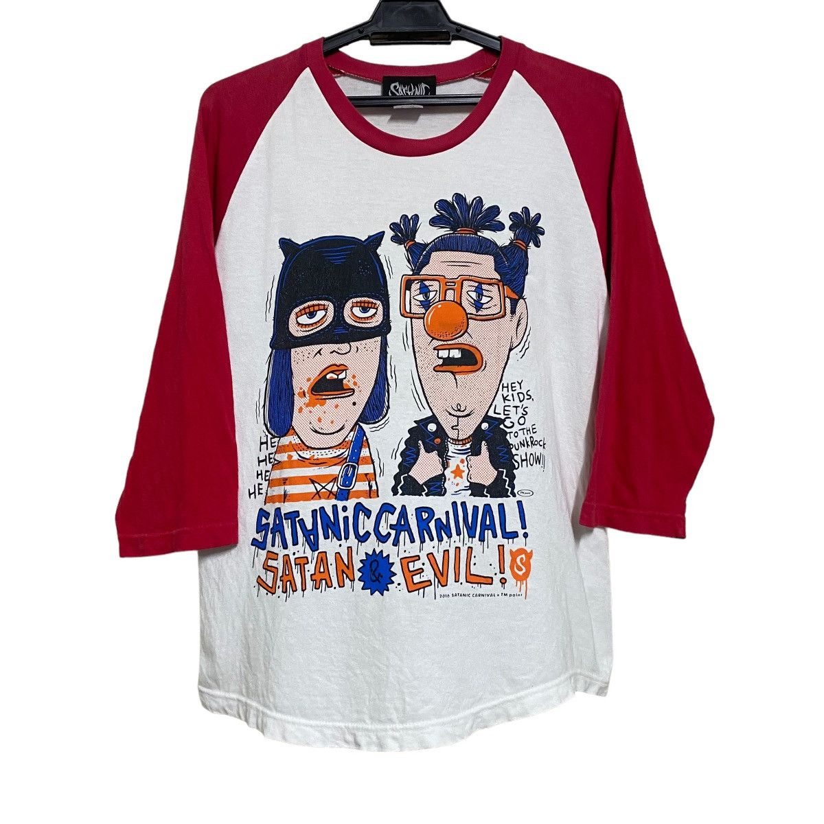 Seditionaries Satanic Carnival Raglan Shirt 'Lets Go Punk Rock Show!! Size US M / EU 48-50 / 2 - 2 Thumbnail