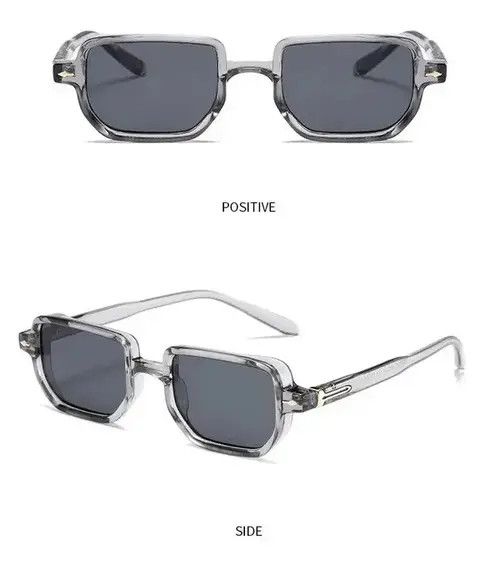 Japanese Brand Retro Rectangle Sunglasses Size ONE SIZE - 2 Thumbnail