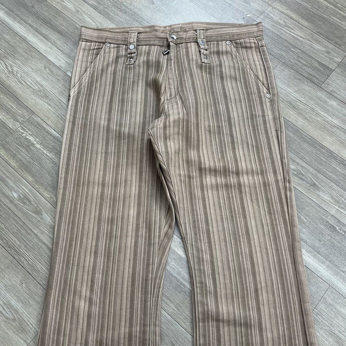 semanticdesign Semantic Design Japanese Brand Bootcut Striped Pants Size US 32 / EU 48 - 2 Thumbnail