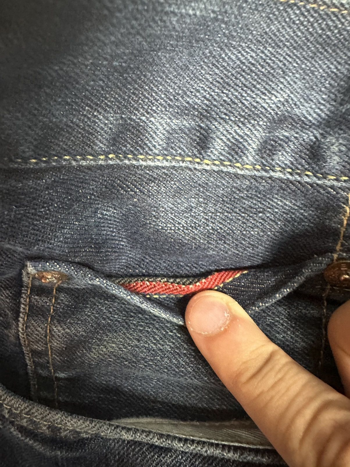 Evisu × Vintage Evisu Big Daicock Jeans Size US 36 / EU 52 - 5 Thumbnail