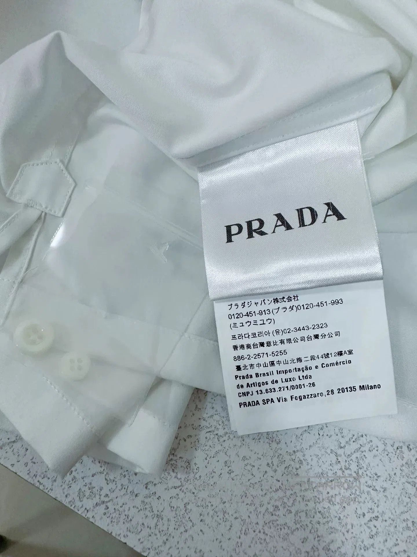 Prada PRADA White Casual Shirt. Size US XXS / EU 40 - 8 Thumbnail