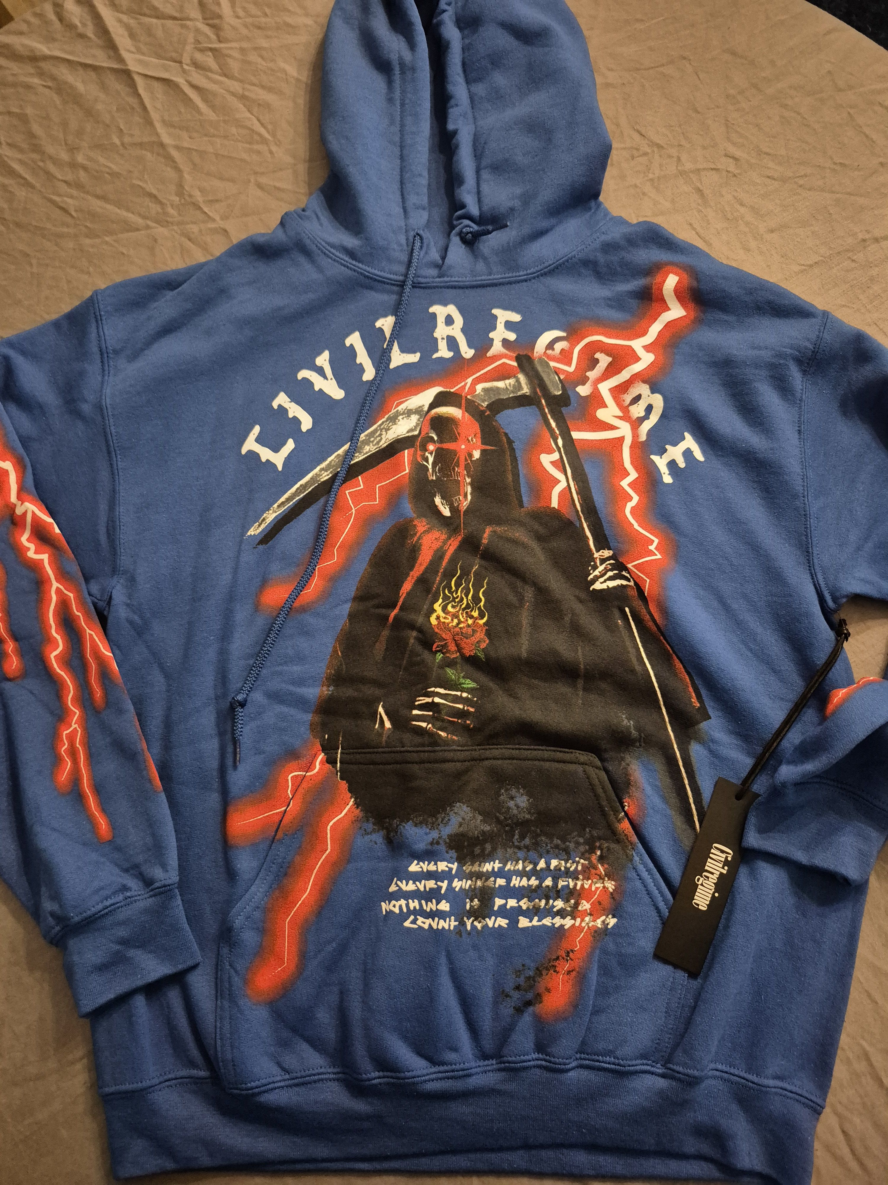 Civil Regime Civil Regime Blue Hoode Size Medium Size US M / EU 48-50 / 2 - 1 Thumbnail