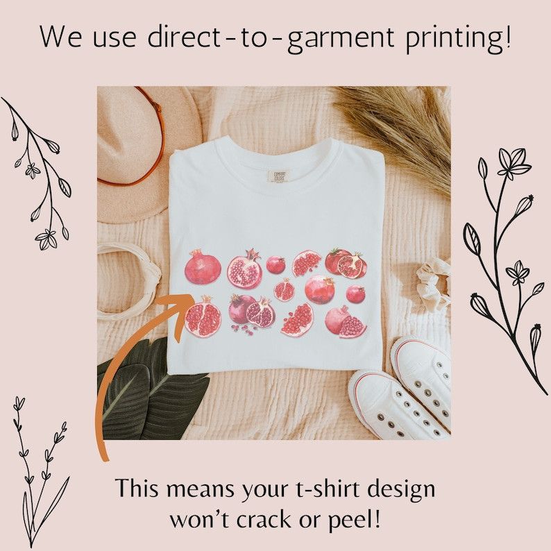 Designer Pomegranate Baby Tee Size M / US 6-8 / IT 42-44 - 2 Thumbnail