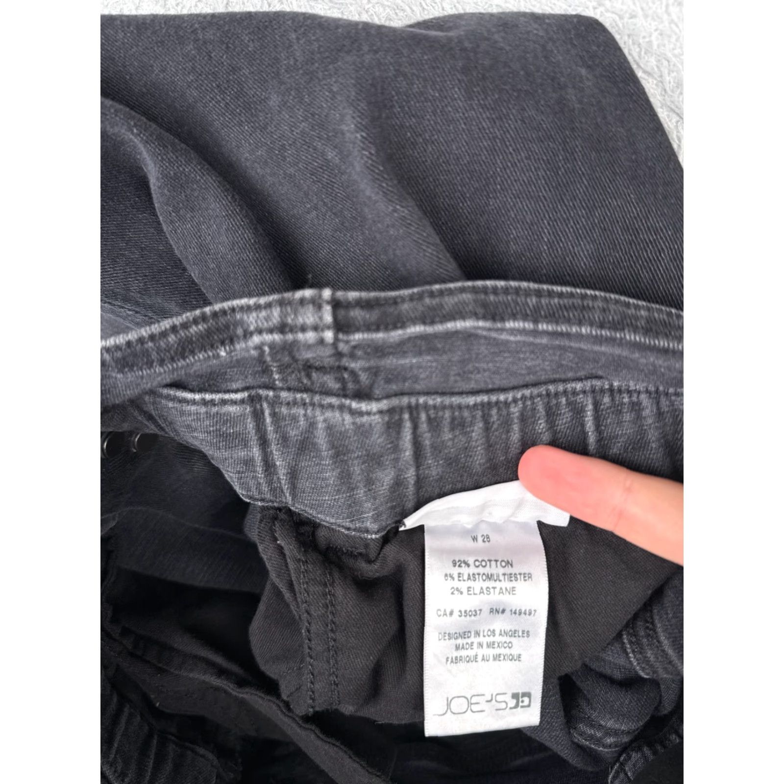 Vintage VINTAGE? No, Joes Jeans Women 28 Black Denim The Honor High Rise Vintage Straight Cotton 27x27 Size 28" / US 6 / IT 42 - 7 Thumbnail