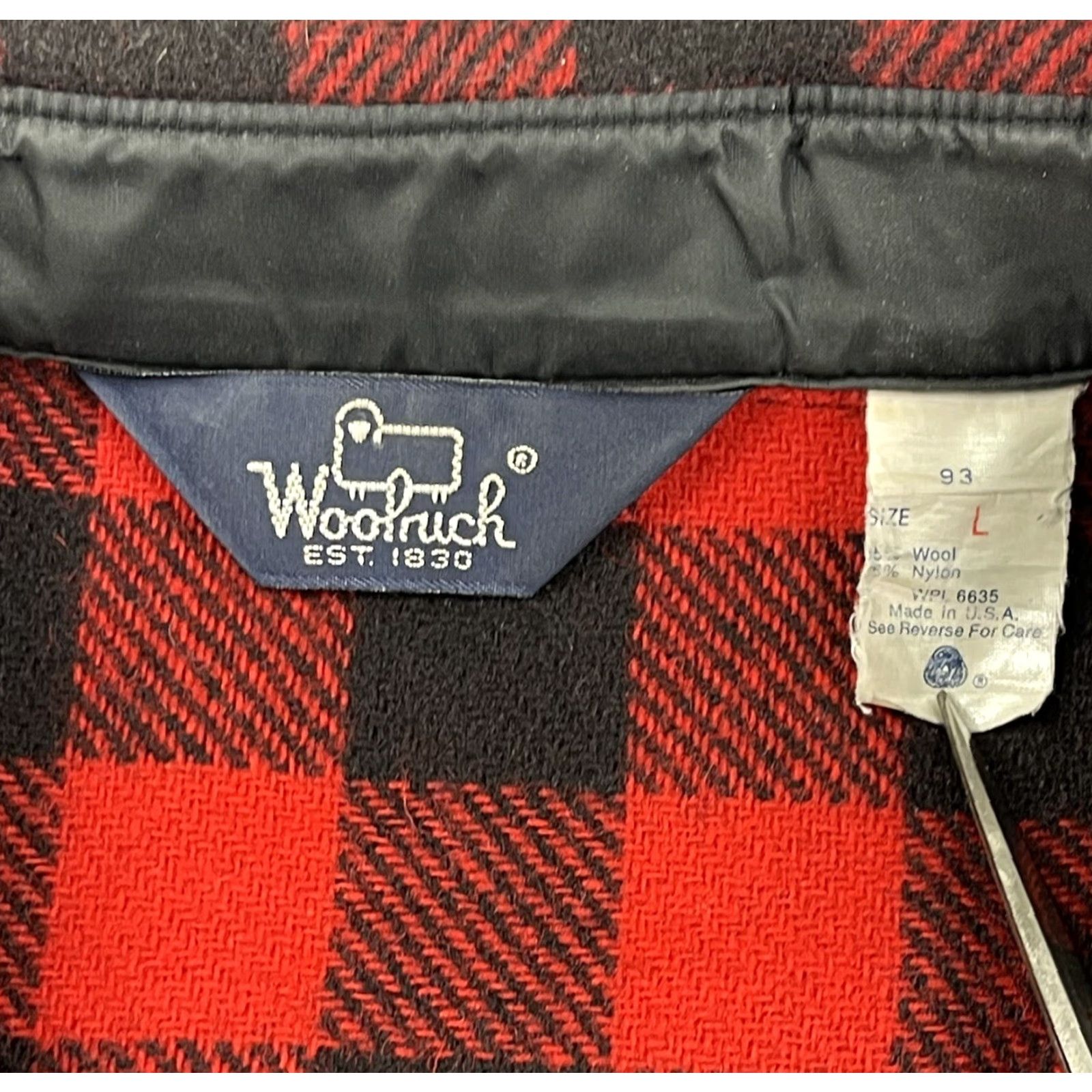 Vintage VINTAGE Woolrich Wool Shirt XL Red Buffalo Plaid Workwear 1960s Mens Size US XL / EU 56 / 4 - 3 Thumbnail