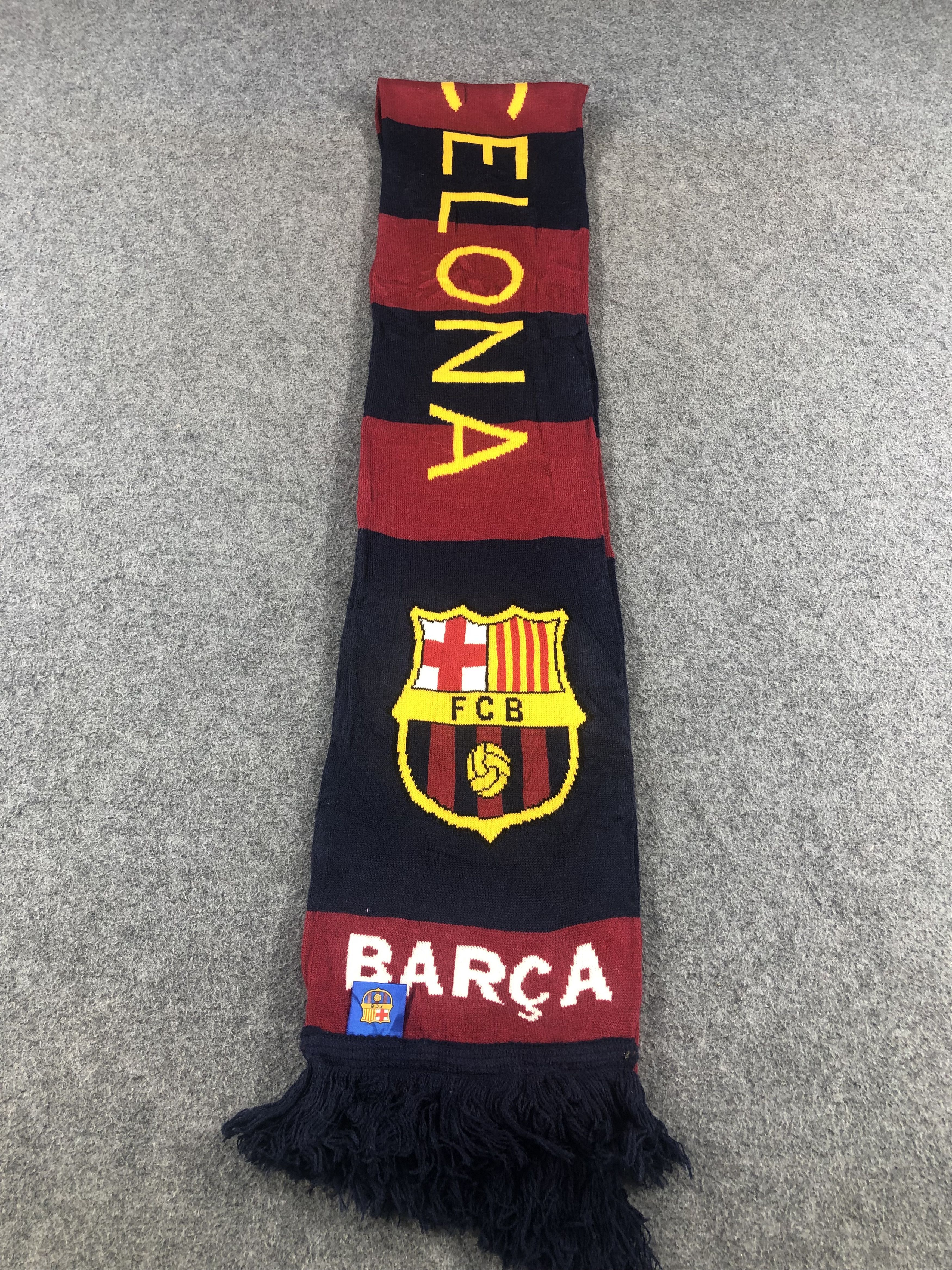 Vintage F.C. Barcelona Scarf / Muffler / Neckwear Size ONE SIZE - 3 Thumbnail