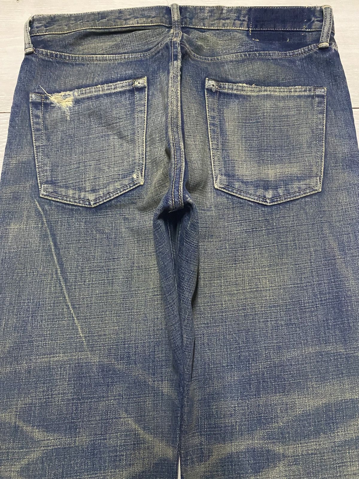 Levi's Vintage Levis Japan Mud Wash Rusty Distressed Loose Jeans Size US 33 - 4 Thumbnail