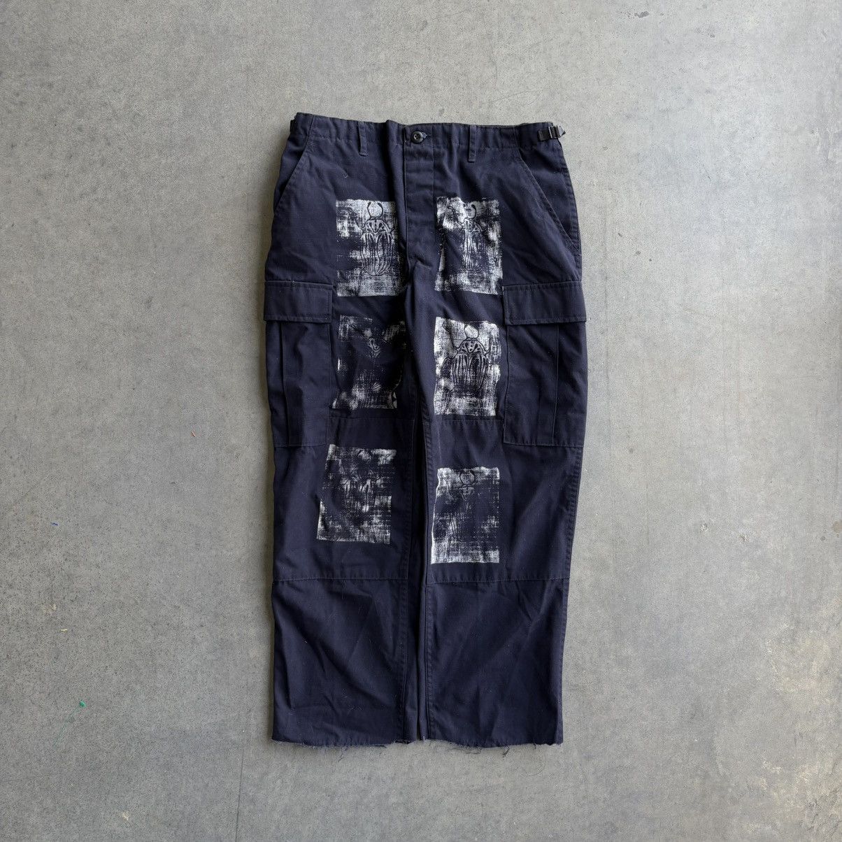 Other Vintage 90's Y2K Crazy Beetle Pants Military Cargo 31x32 Size US 31 - 1 Thumbnail