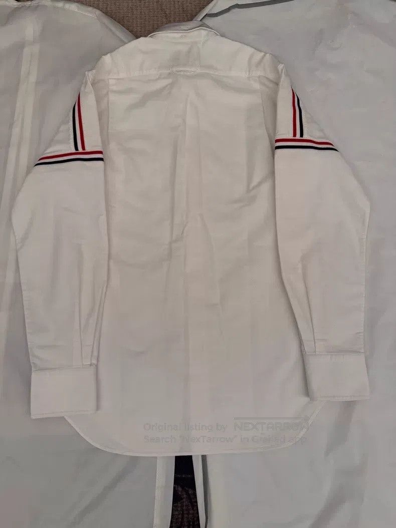 Thom Browne Thom Browne Striped Oxford cloth shirt Size US L / EU 52-54 / 3 - 5 Thumbnail