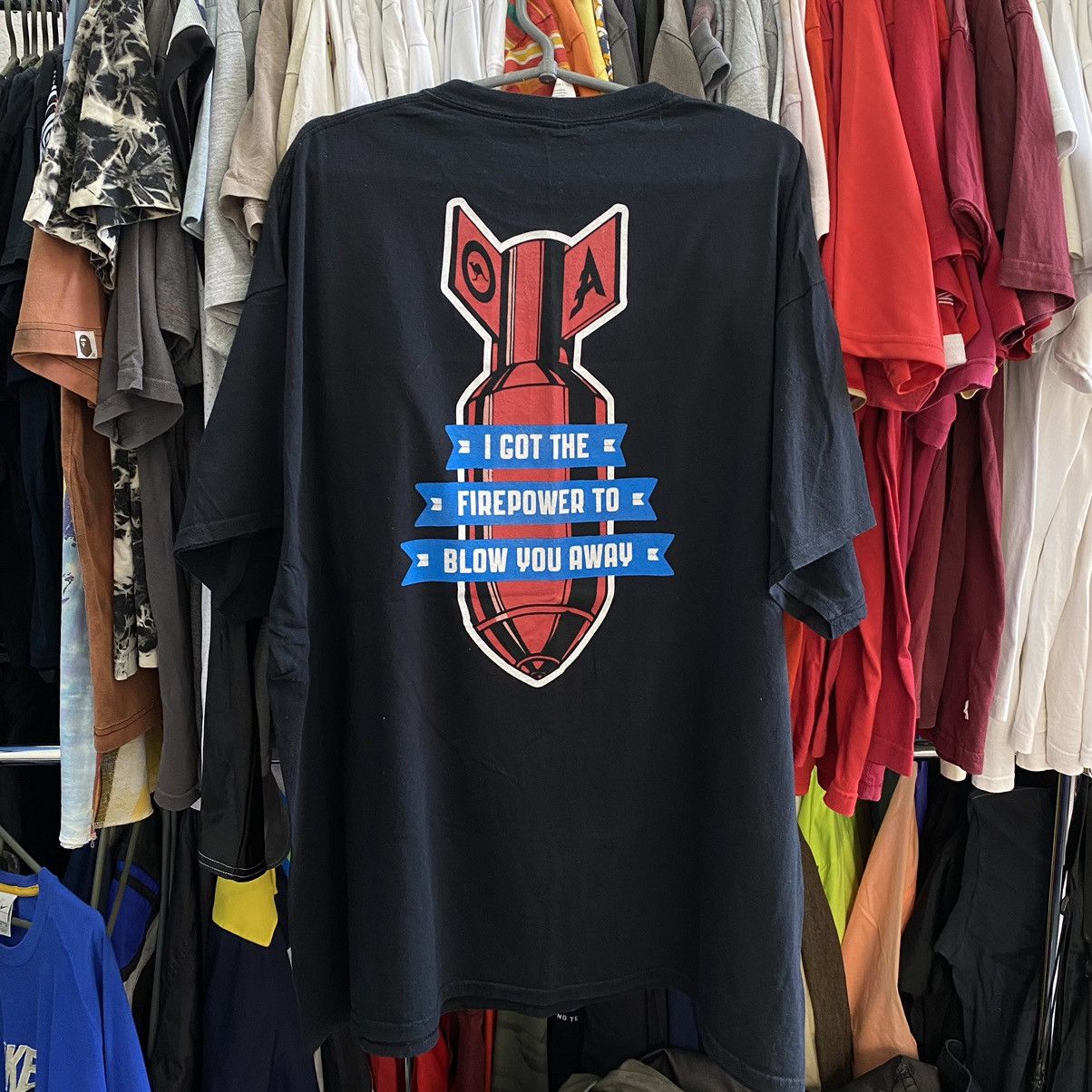 Band Tees Vintage Airborne 2017 Breakin Outta Hell Big Sexy Ledy tee Size US XXL / EU 58 / 5 - 2 Thumbnail