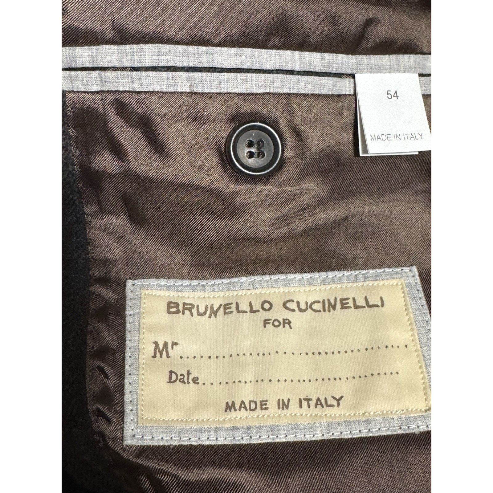 Brunello Cucinelli Brunello Cucinelli Burgundy Blue Flannel Plaid Blazer 44R Size 44R - 8 Thumbnail