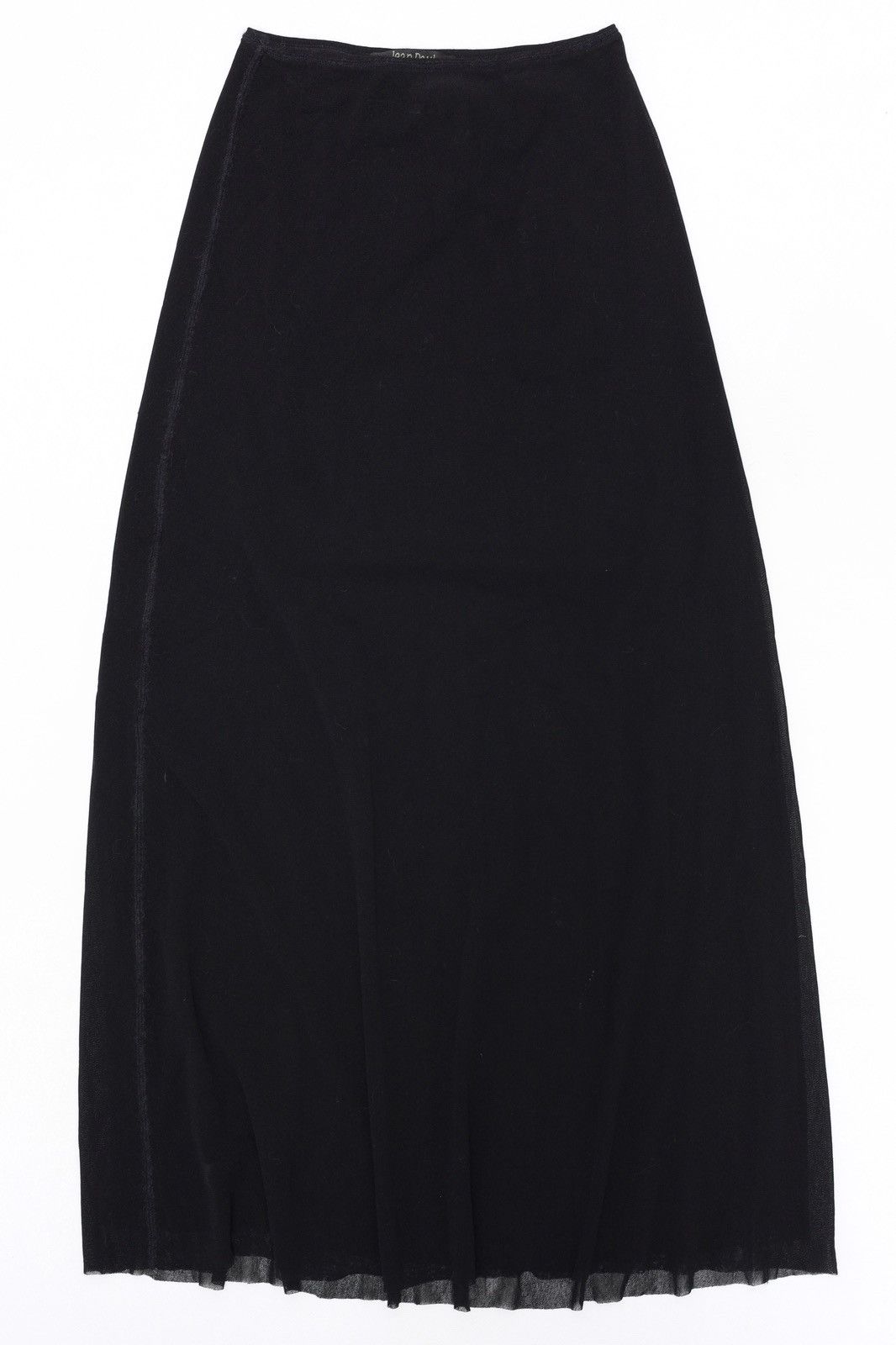 Jean Paul Gaultier Jean Paul Gaultier Vintage Mesh Maxi Long Skirt Black Size 27" / US 4 / IT 40 - 6 Thumbnail