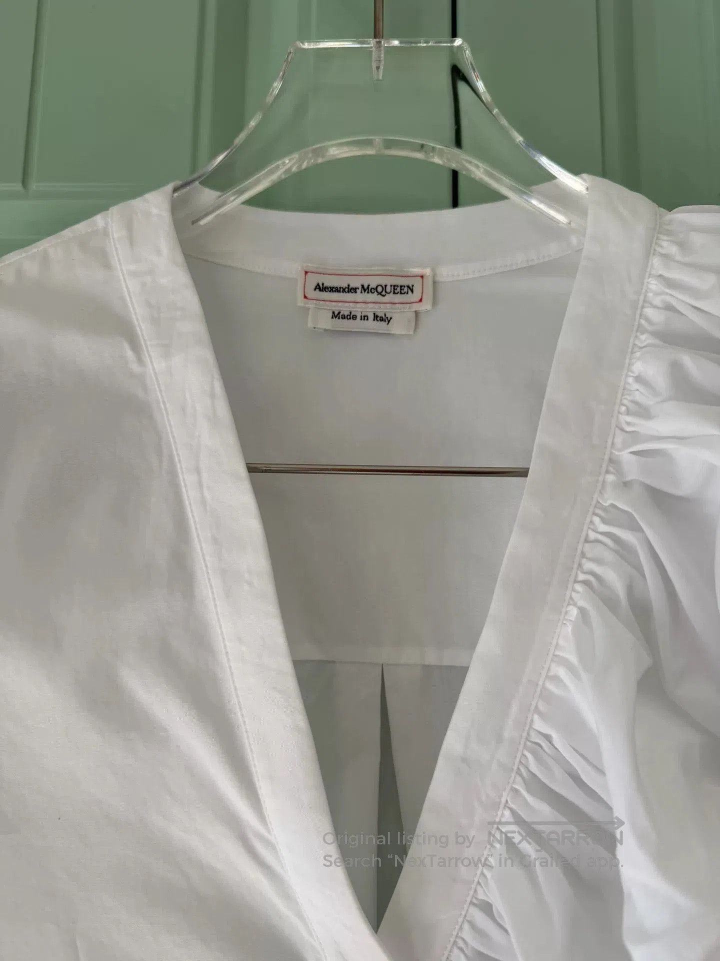 Alexander McQueen Alexander McQueen Women's White Shirt. Size M / US 6-8 / IT 42-44 - 5 Thumbnail