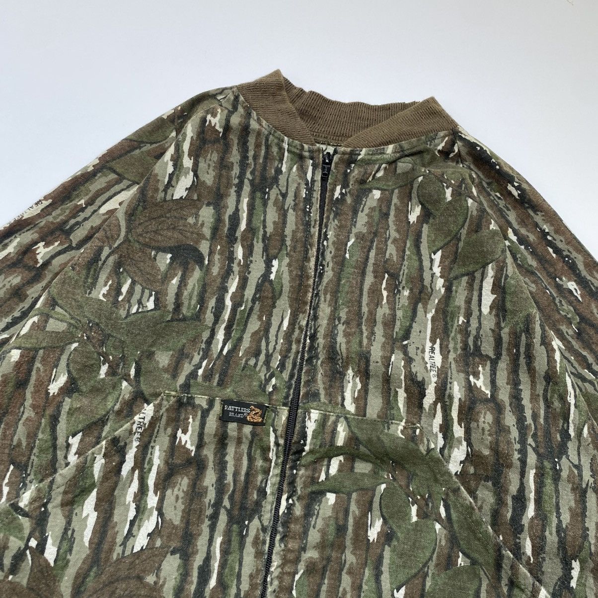 Vintage 1990s-Rattlers Brand Real Tree Camou Flage Bomber Jacket Size US M / EU 48-50 / 2 - 4 Thumbnail
