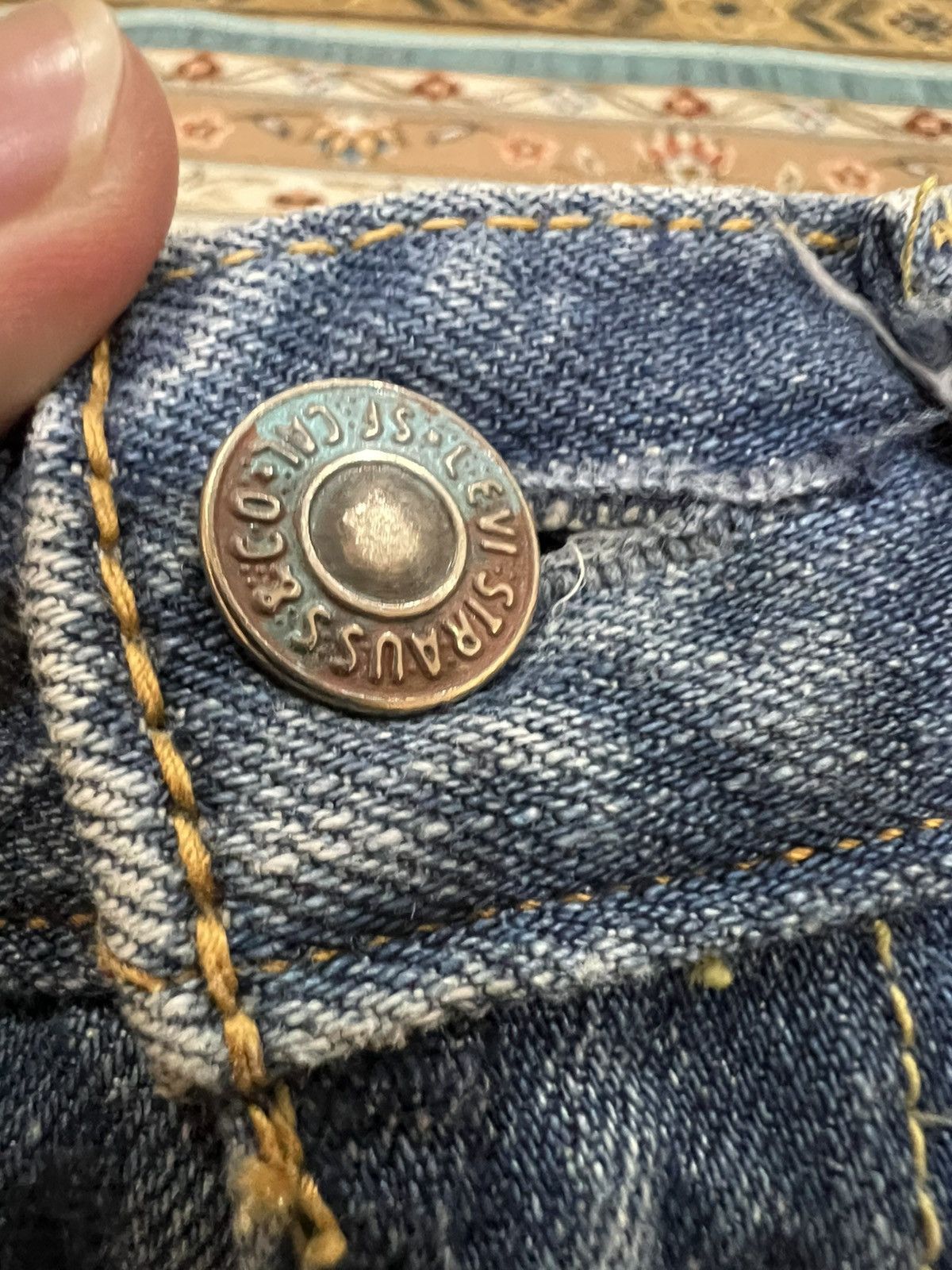 Levi's Vintage Flare Levis 517 Faded Denim Jean Size US 28 / EU 44 - 7 Thumbnail