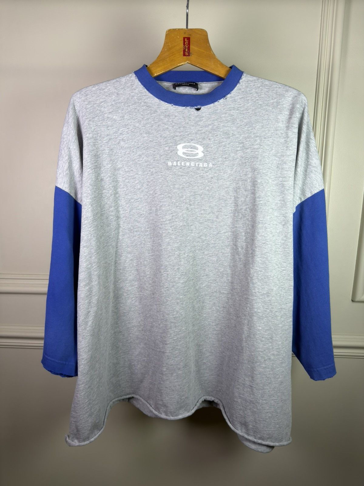 Balenciaga *RARE* BALENCIAGA DEMNA 1/1 UNITY ICON SPORT 2TONE TEE Size US S / EU 44-46 / 1 - 1 Thumbnail