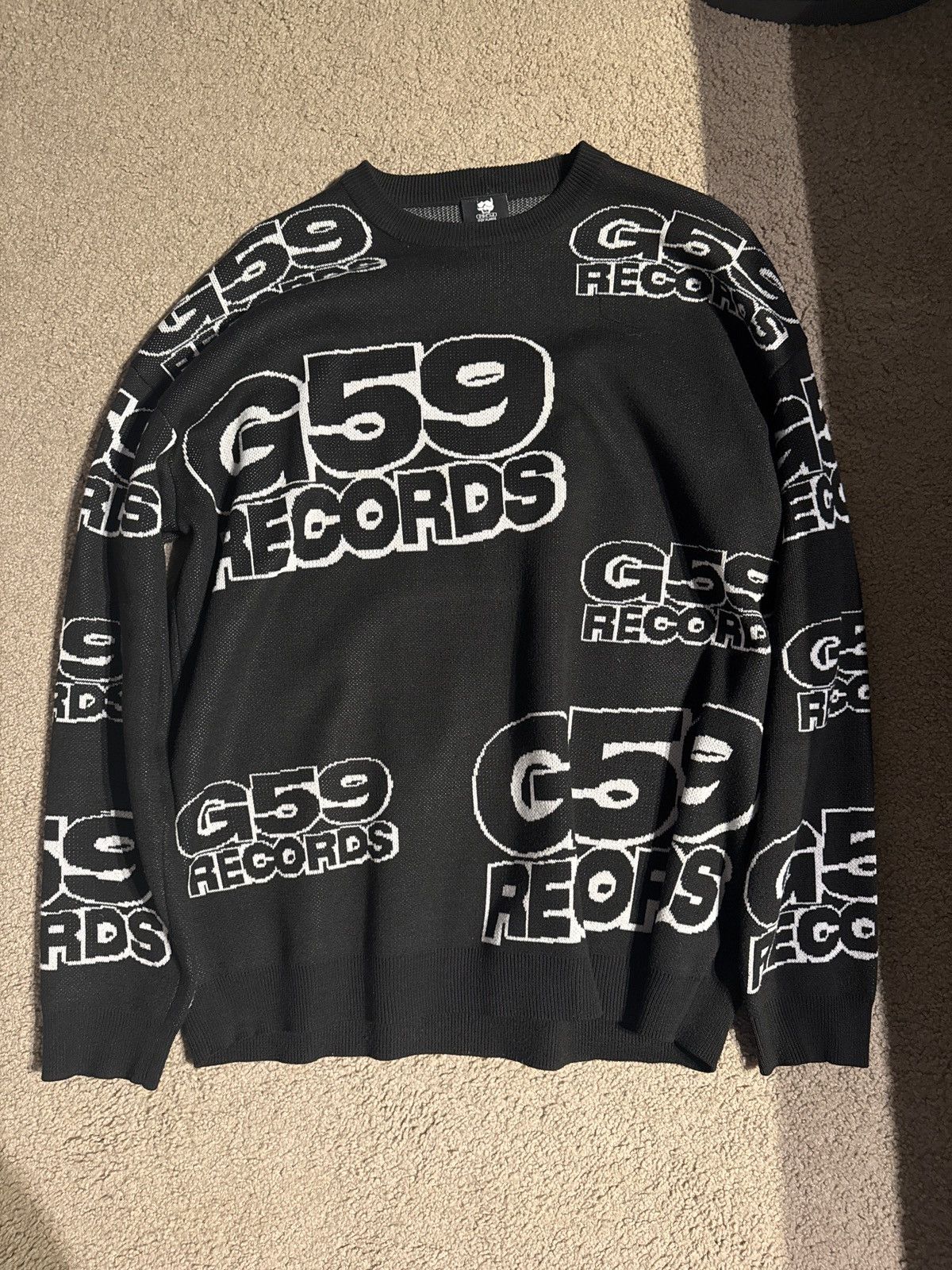 G59 Records G59 Records Men’s Black Sweater Size US XL / EU 56 / 4 - 1 Thumbnail