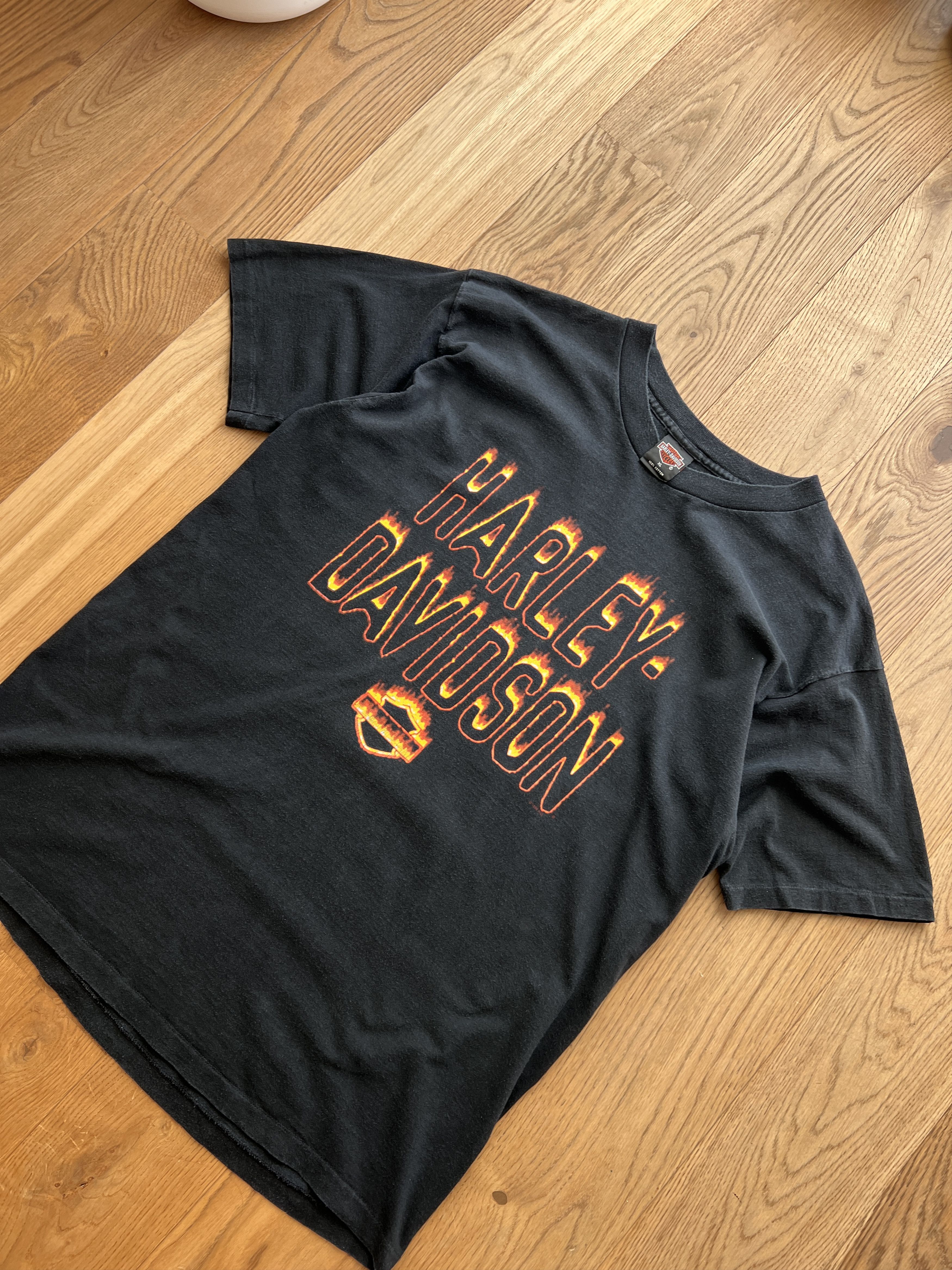 Harley Davidson Harley Davidson 1996 USA Dallas Texas t shirt single stitch Size US XL / EU 56 / 4 - 7 Thumbnail