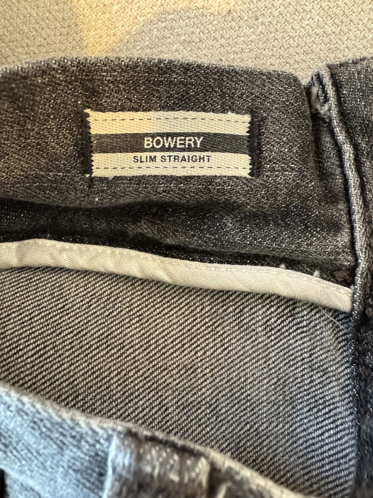 John Varvatos John Varvatos Bowery Slim Straight Jeans, Grey, W35 x L32 Size US 35 - 10 Thumbnail