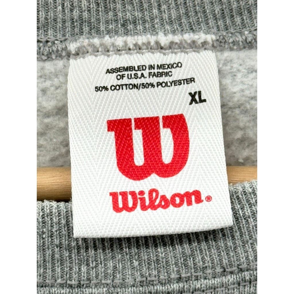 Vintage × Wilson 1990's Wilson Heather Gray Essential Crewneck Size US XL / EU 56 / 4 - 3 Thumbnail