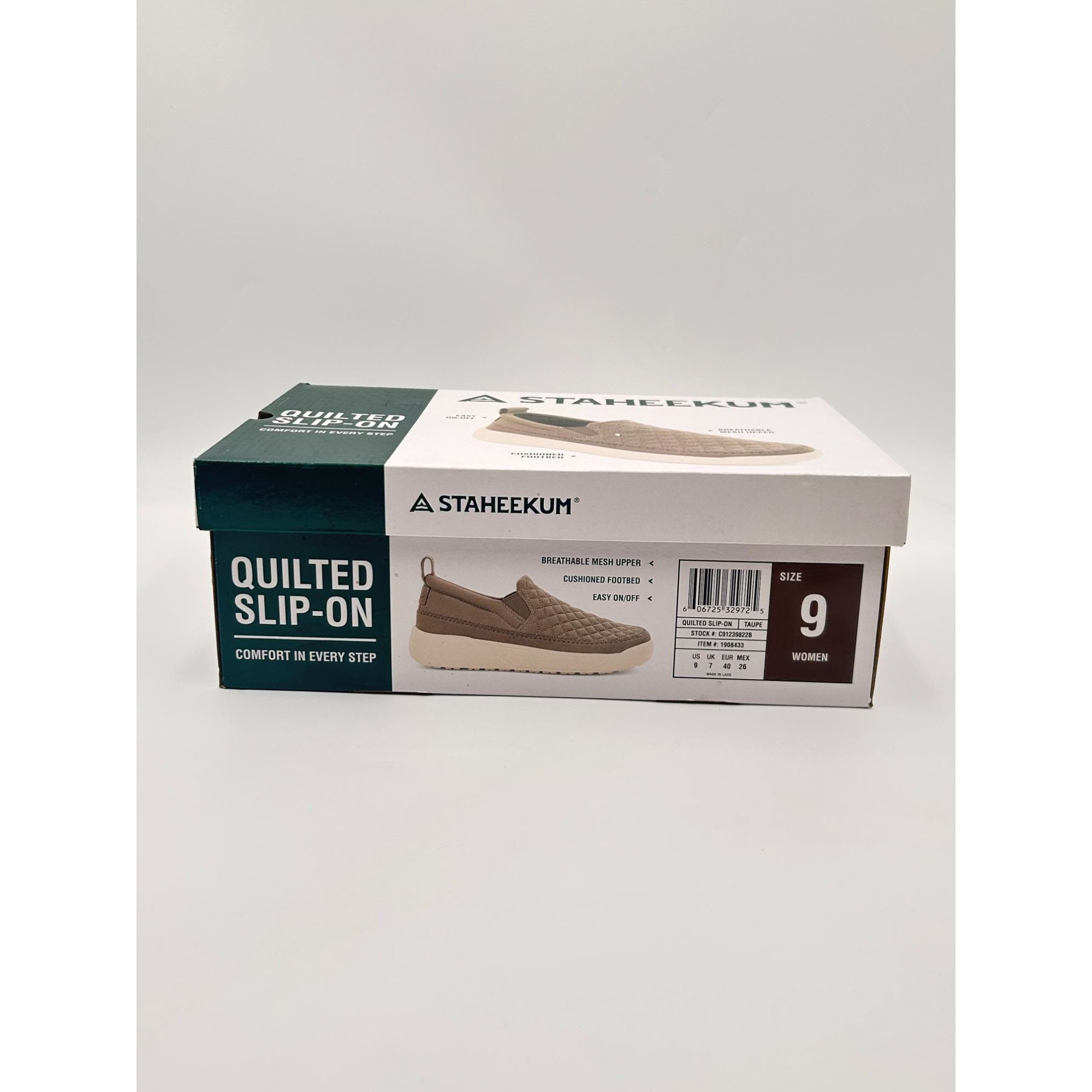 Other Staheekum Quilted Slip On Women’s 9 Taupe Comfort Casual Sho Size US 9 / IT 39 - 8 Thumbnail