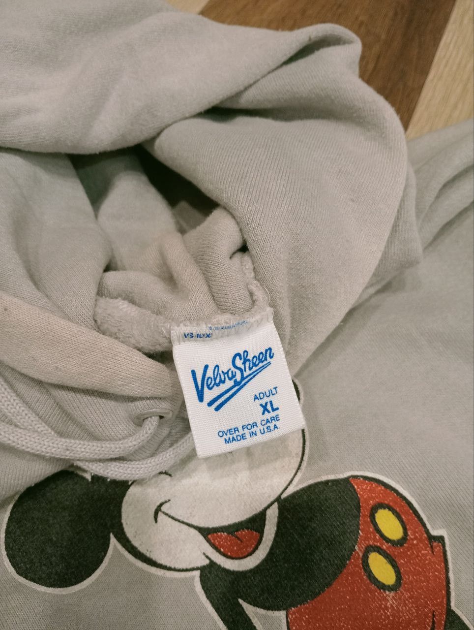 Vintage VINTAGE VELVA SHEEN MICKEY CALIFORNIA HOODIE - SIZE XL Size US XL / EU 56 / 4 - 5 Thumbnail