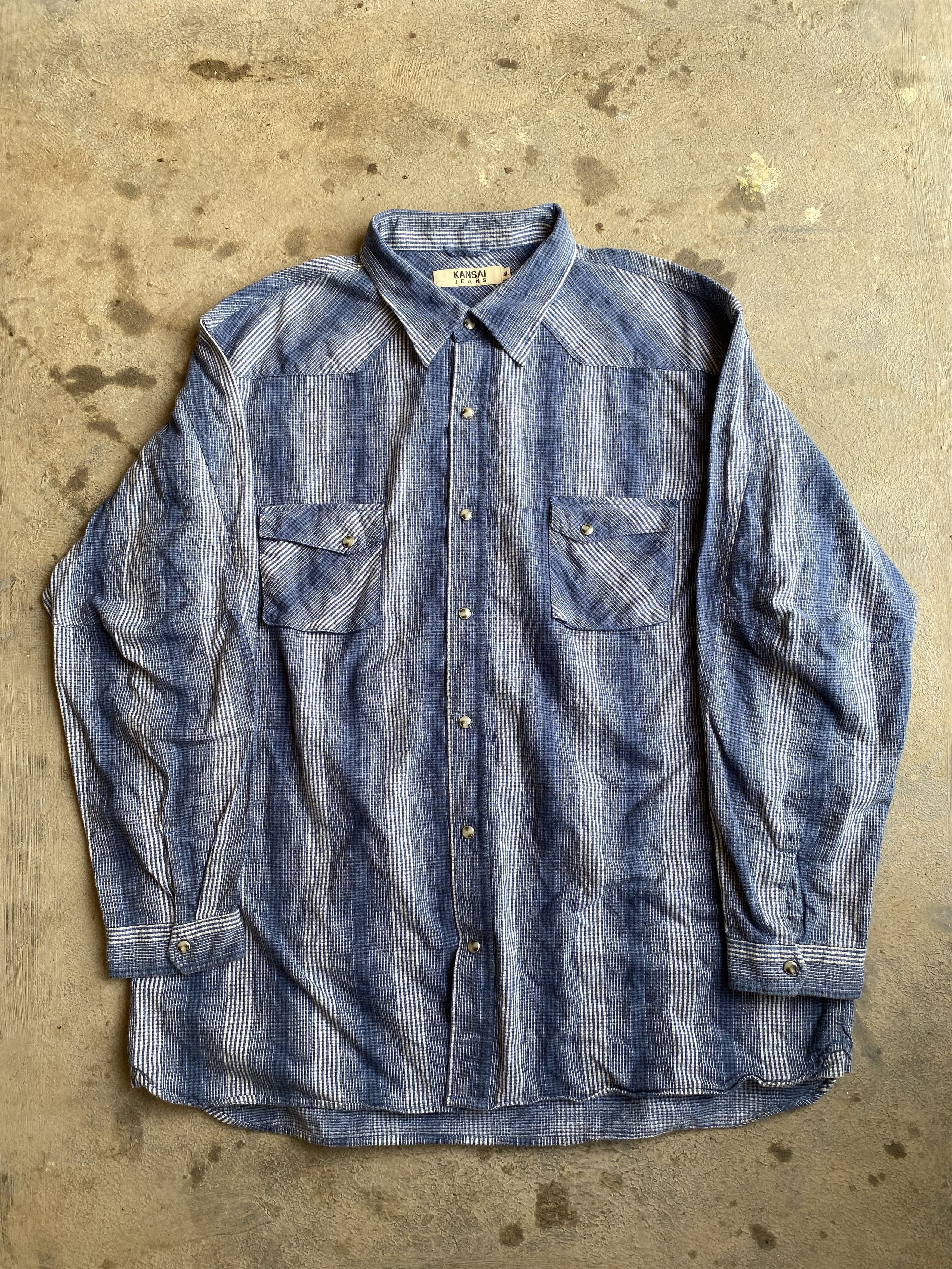 Japanese Brand × Kansai Yamamoto × Vintage Vintage kansai jeans flanel Size US XL / EU 56 / 4 - 2 Thumbnail