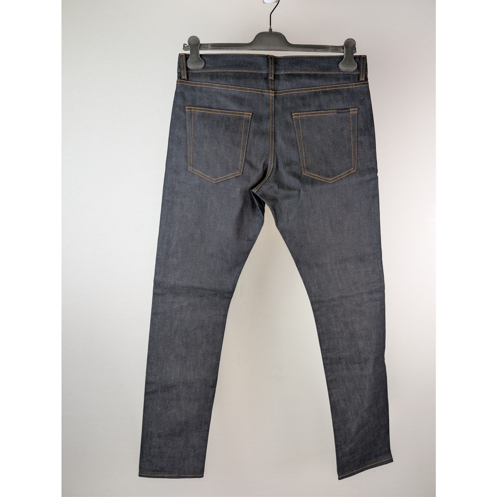Saint Laurent Paris o1rshd1 Slim Fit Jean Denim in Indigo Raw Size US 32 / EU 48 - 11 Thumbnail