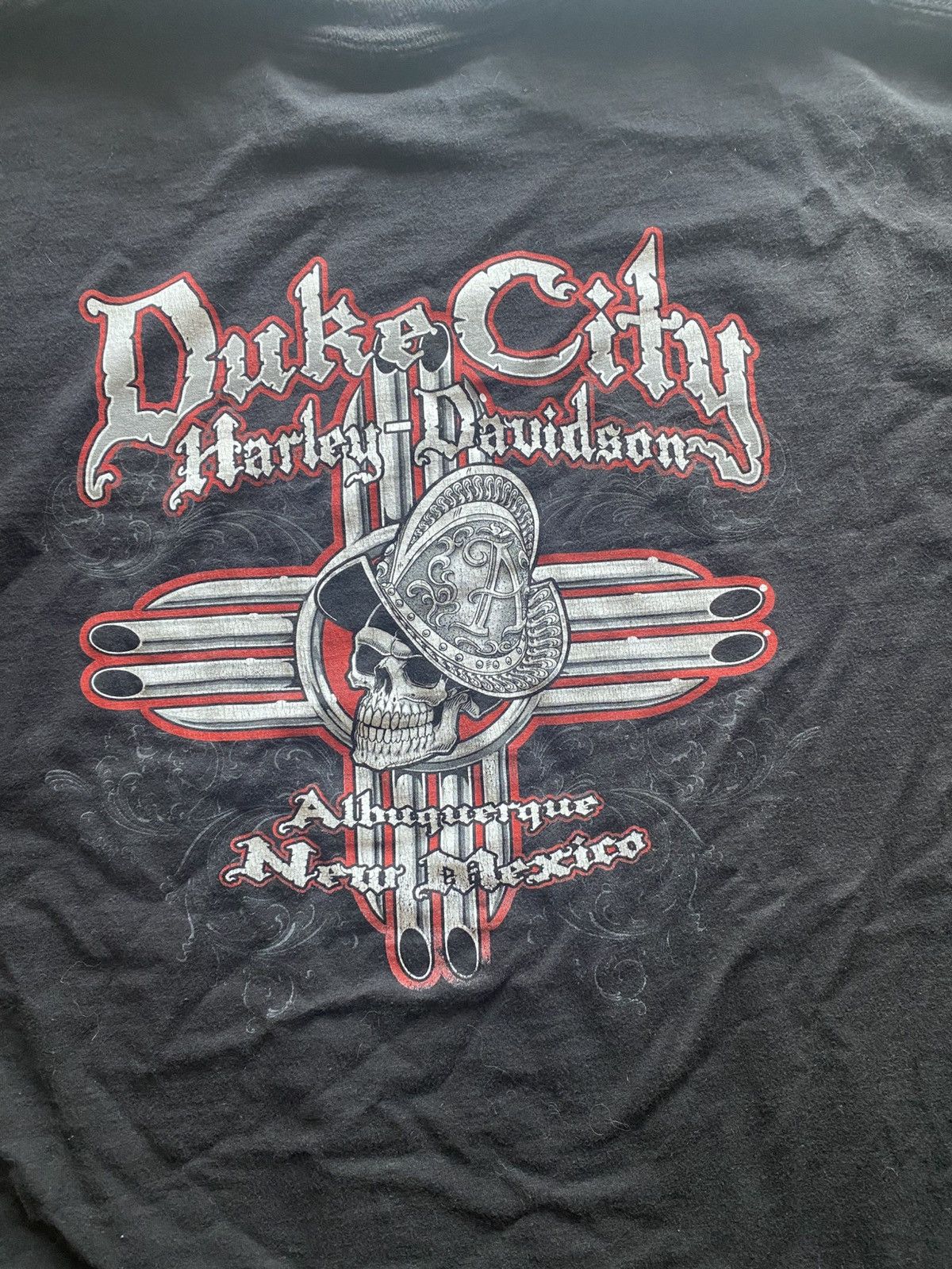 Harley Davidson Harley Davidson Duke City New Mexico Tee Size US XL / EU 56 / 4 - 4 Thumbnail