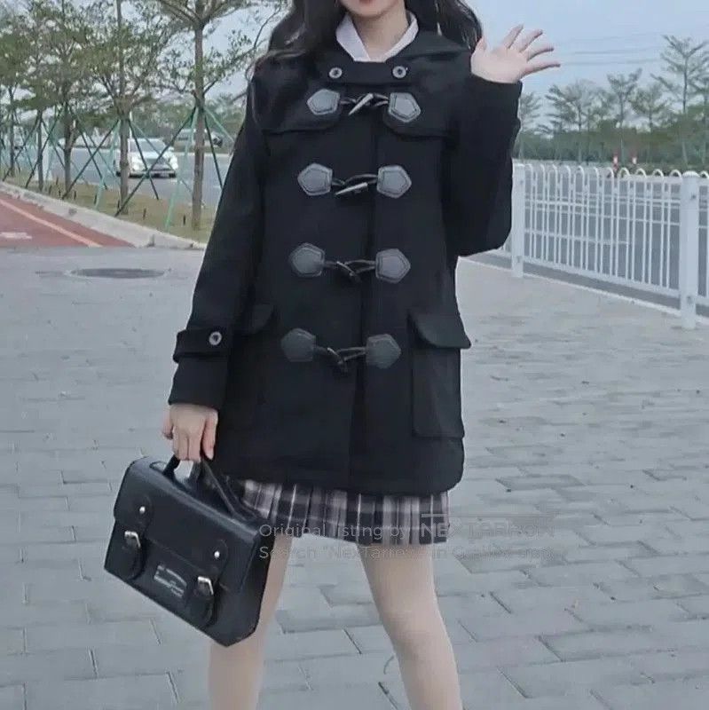 Burberry Burberry Women's Black Wool Duffle Coat. Size S / US 4 / IT 40 - 7 Thumbnail