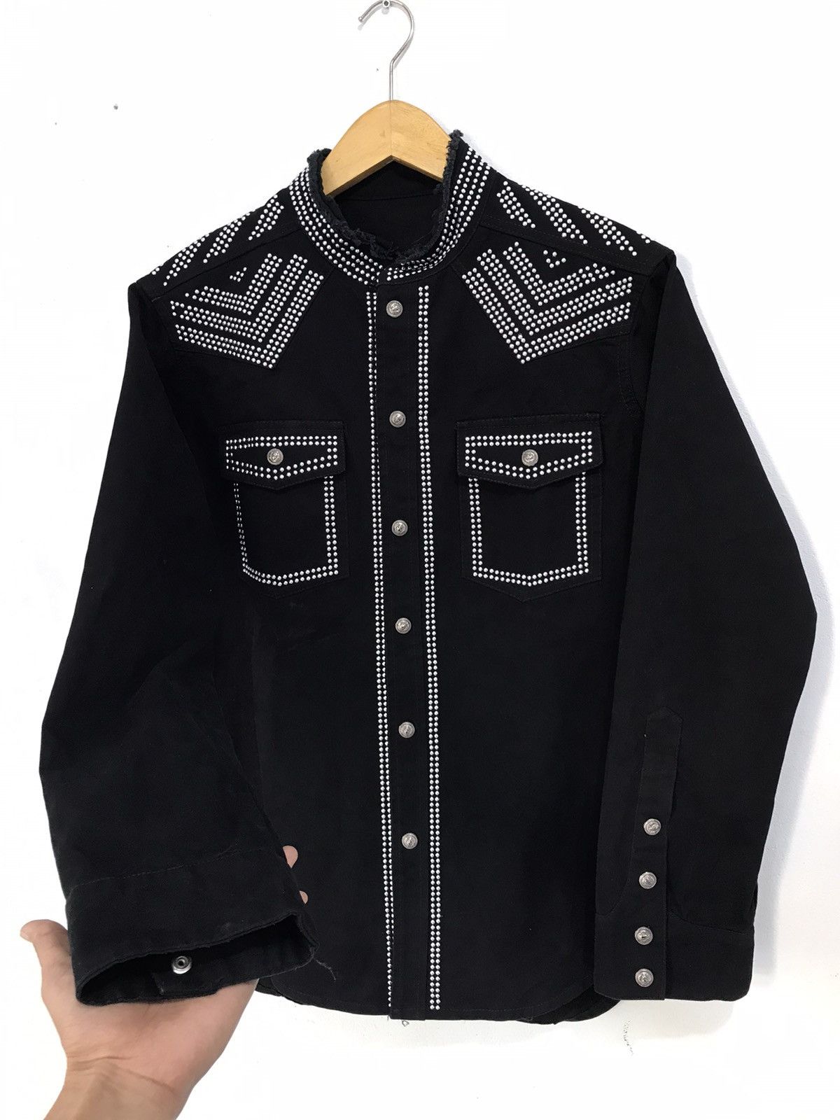 14th Addiction × Japanese Brand × KMRii Undefined Studded shirt western rock Size US M / EU 48-50 / 2 - 2 Thumbnail