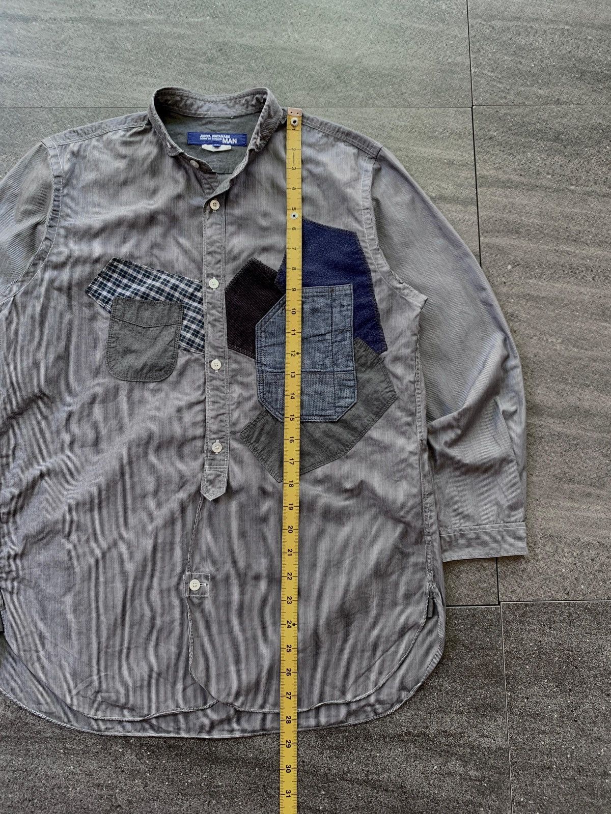 Junya Watanabe FREE TAX! Multi Fabric Patchwork Ls Shirt Size US S / EU 44-46 / 1 - 11 Thumbnail