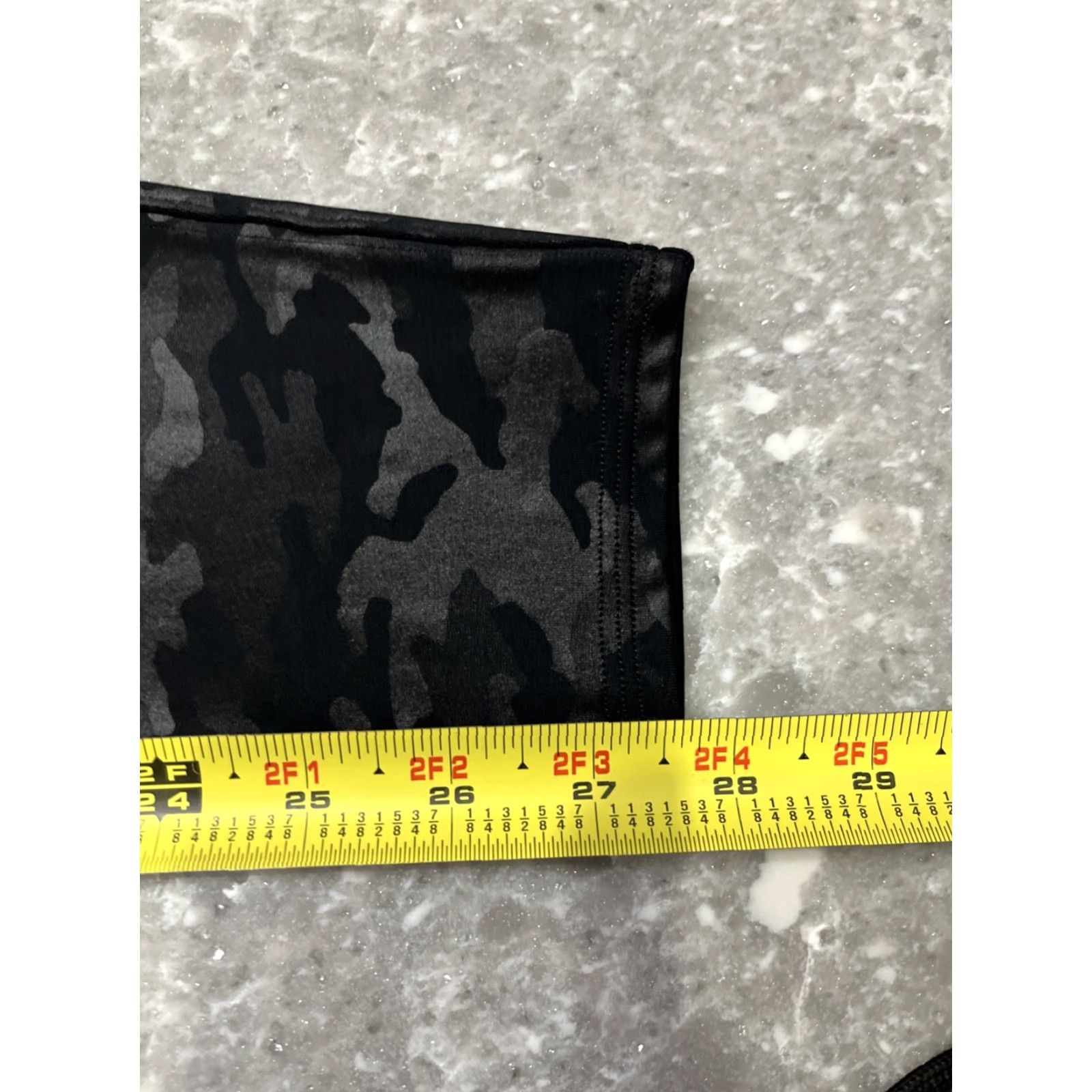 Spanx Spanx Womens XL Black Camouflage Stretch Nylon Blend Leggings Ankle Pant Grey Camo Women's XL Leggings Size 40" / US 18 - 5 Thumbnail