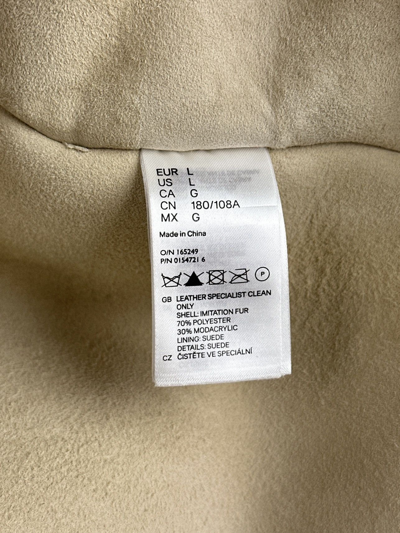 H&M × Maison Margiela Maison Margiela x H&M Reversed Shearling Coat Re-edition Size US L / EU 52-54 / 3 - 17 Thumbnail