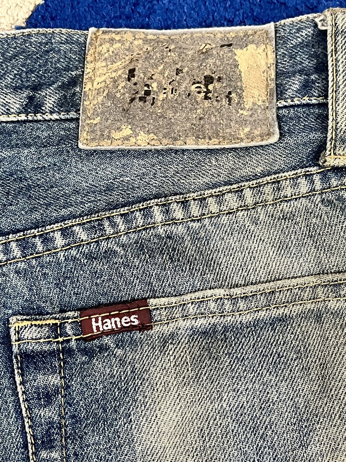 Beauty Beast Vintage Hanes Mudwash Jeans Size US 32 / EU 48 - 12 Thumbnail