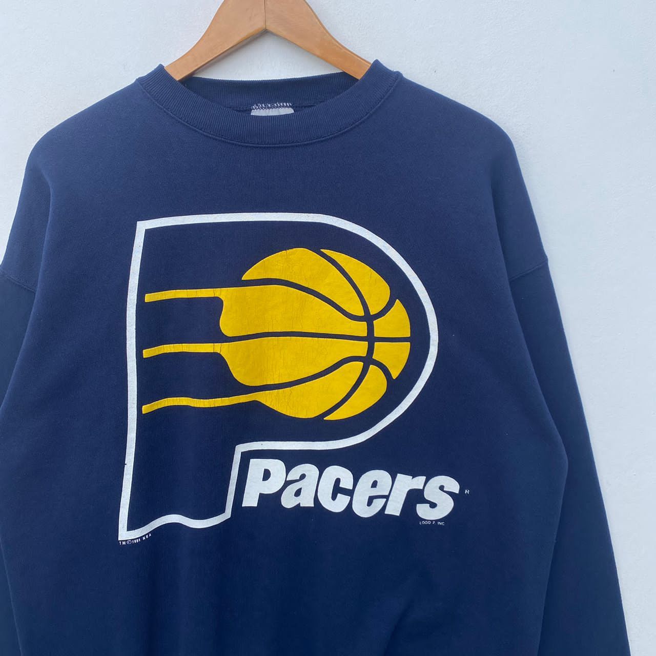 NBA × Vintage VINTAGE 1991 INDIANA PACERS SWEATSHIRT NBA XL PULLOVER Size US XL / EU 56 / 4 - 3 Thumbnail