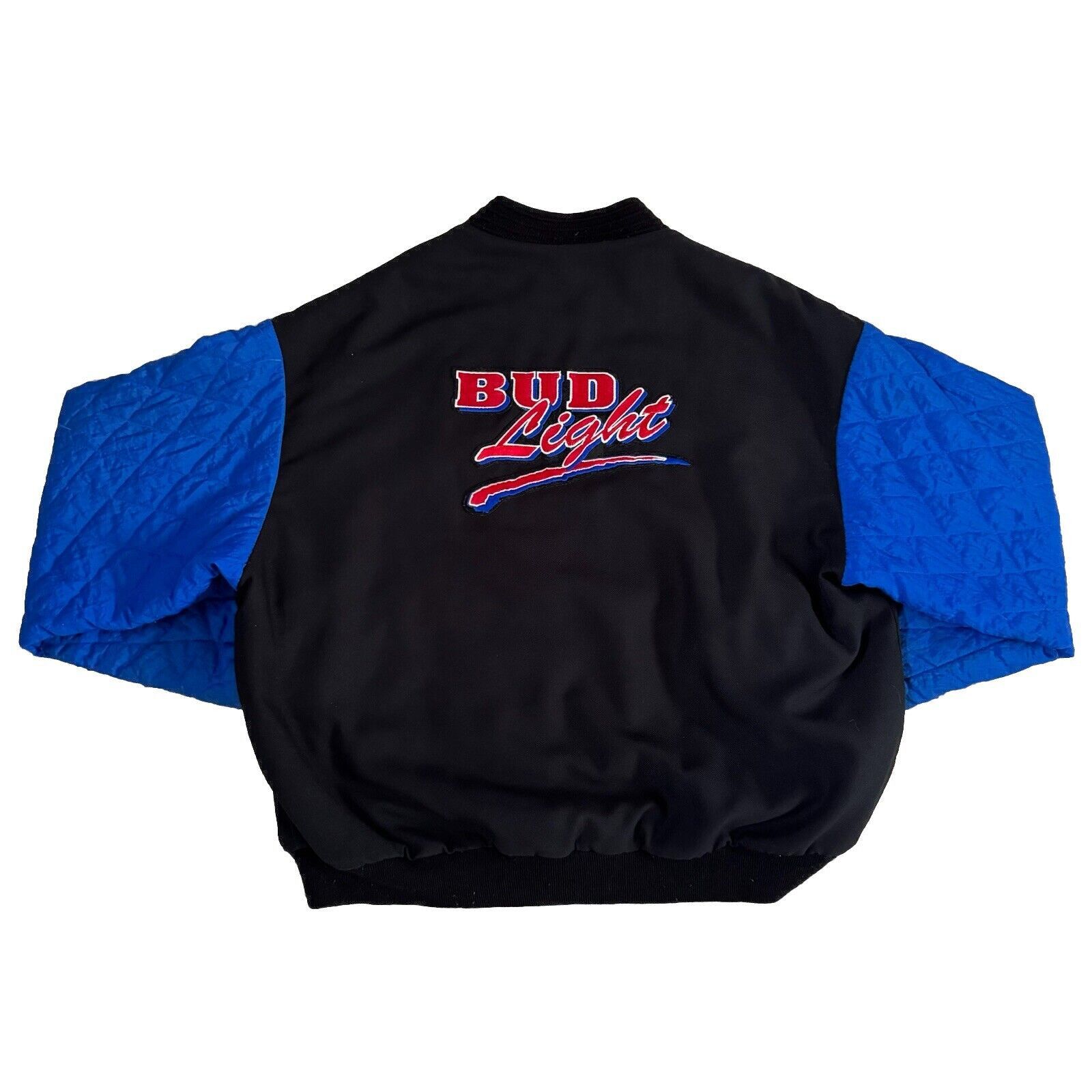 Vintage Vintage Bud Light Varsity Jacket Size L Size US L / EU 52-54 / 3 - 2 Thumbnail