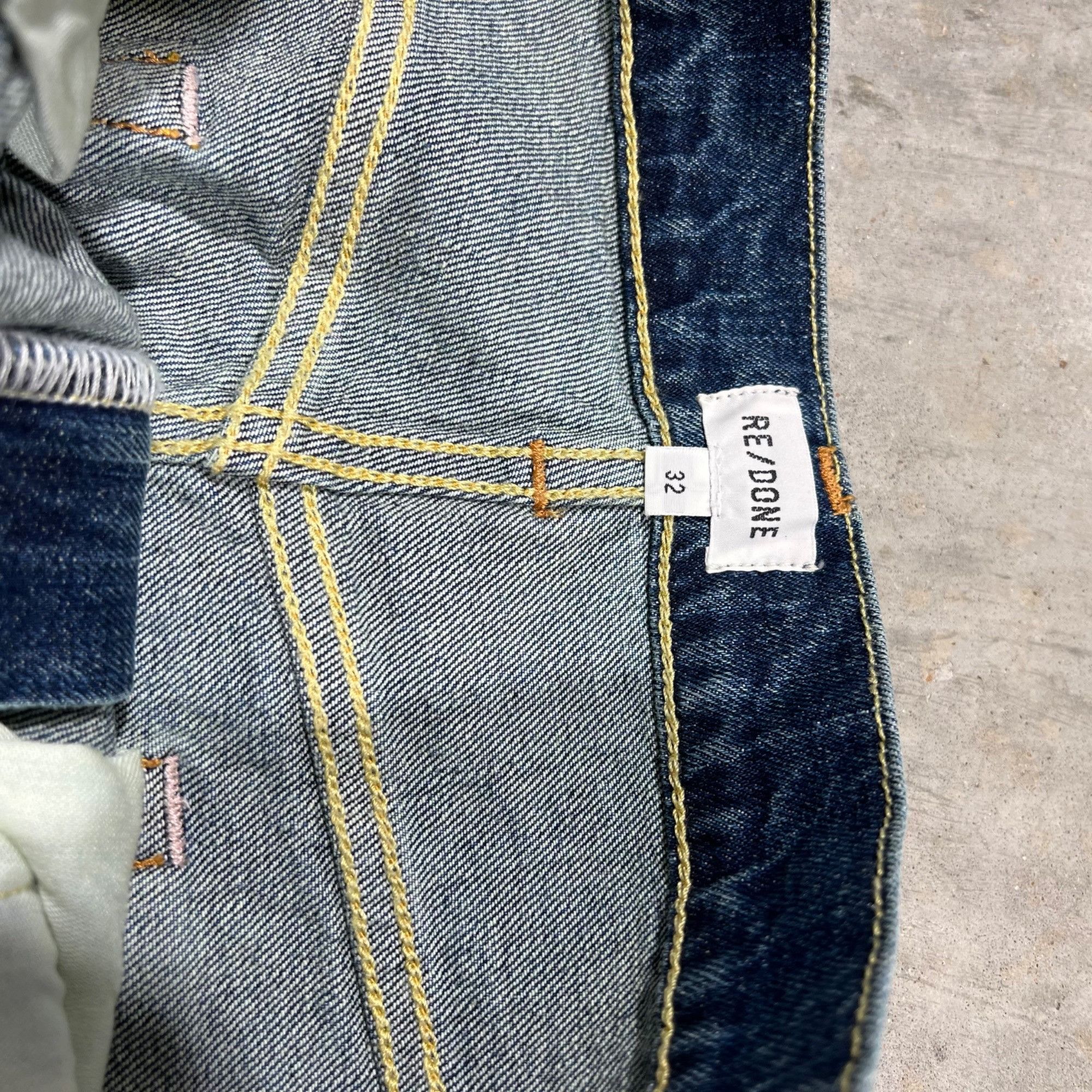 RE/DONE $285 NWT RE/DONE MEN'S 1 YEAR WEAR 60s SLIM JEANS SZ 32 Size US 32 / EU 48 - 5 Thumbnail