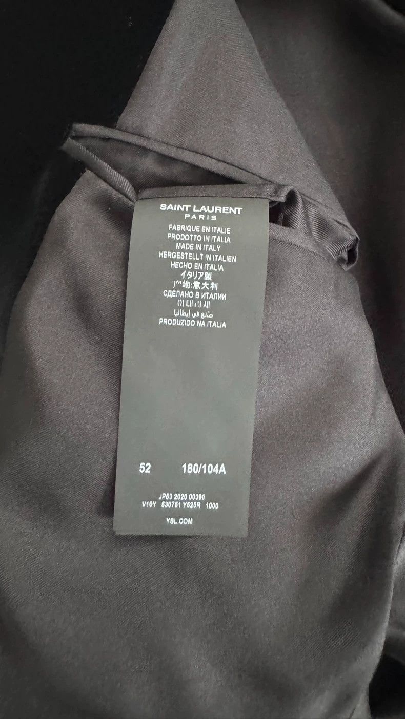 Saint Laurent Paris Saint Laurent Paris Black velvet one button suit jacket Size US L / EU 52-54 / 3 - 4 Thumbnail