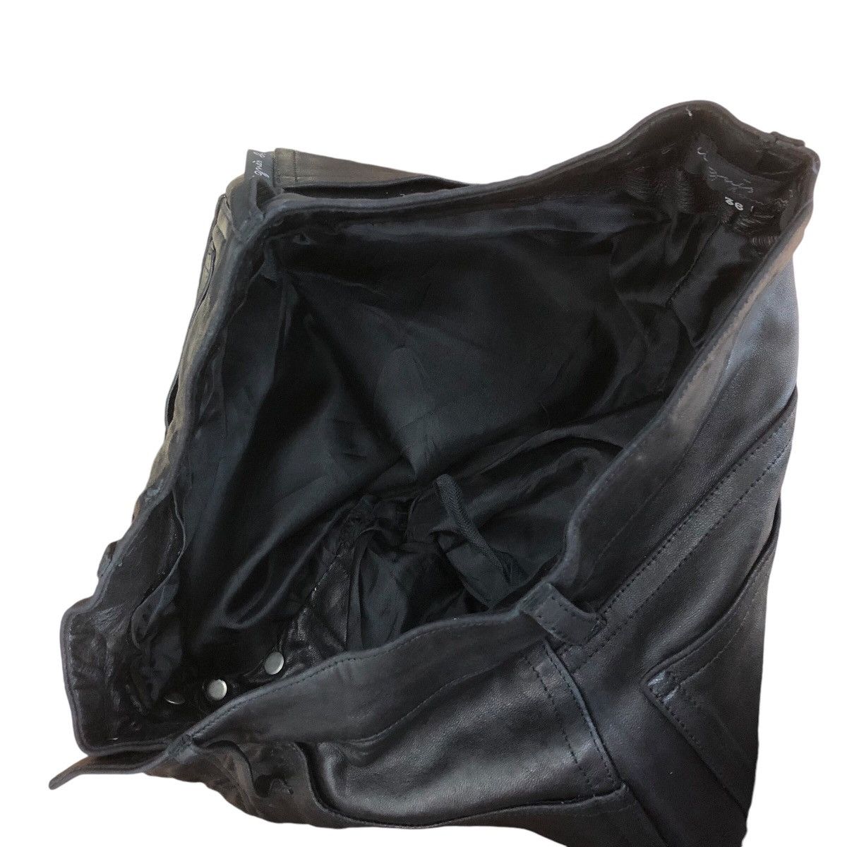 Genuine Leather × agnes b. Designer AGNES B PARIS France Sheep Leather Hina Pant Size US 26 / EU 42 - 10 Thumbnail