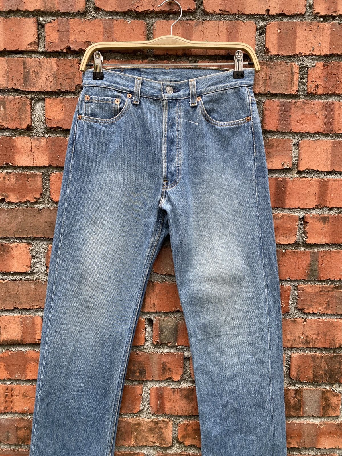 Levi's Vintage Clothing W29x32.5 vintage levi's 501 made in USA 90s Size US 29 - 3 Thumbnail