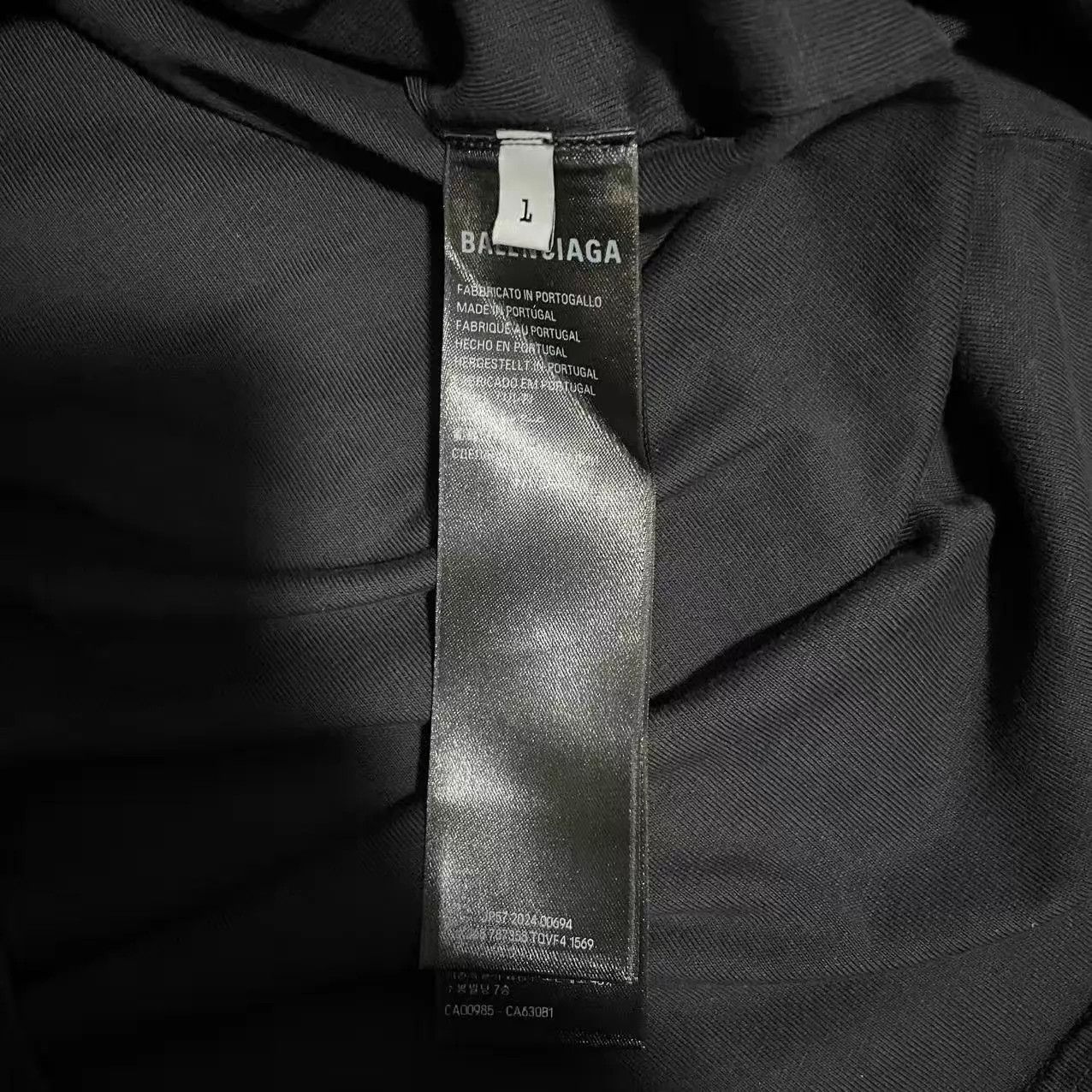 Balenciaga Balenciaga Inside Out Box Distressed Tee 24SS Size US M / EU 48-50 / 2 - 4 Thumbnail