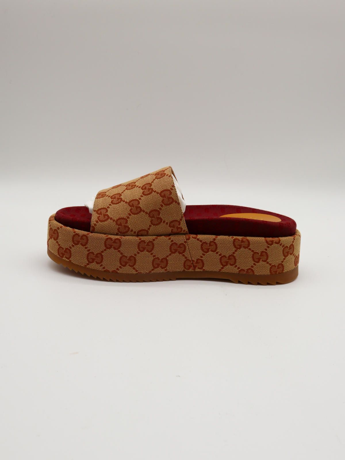 Gucci Gucci Women GG Slide Sandal – 573018 KQW00 8366 – Brand New Size US 6 / IT 36 - 4 Thumbnail