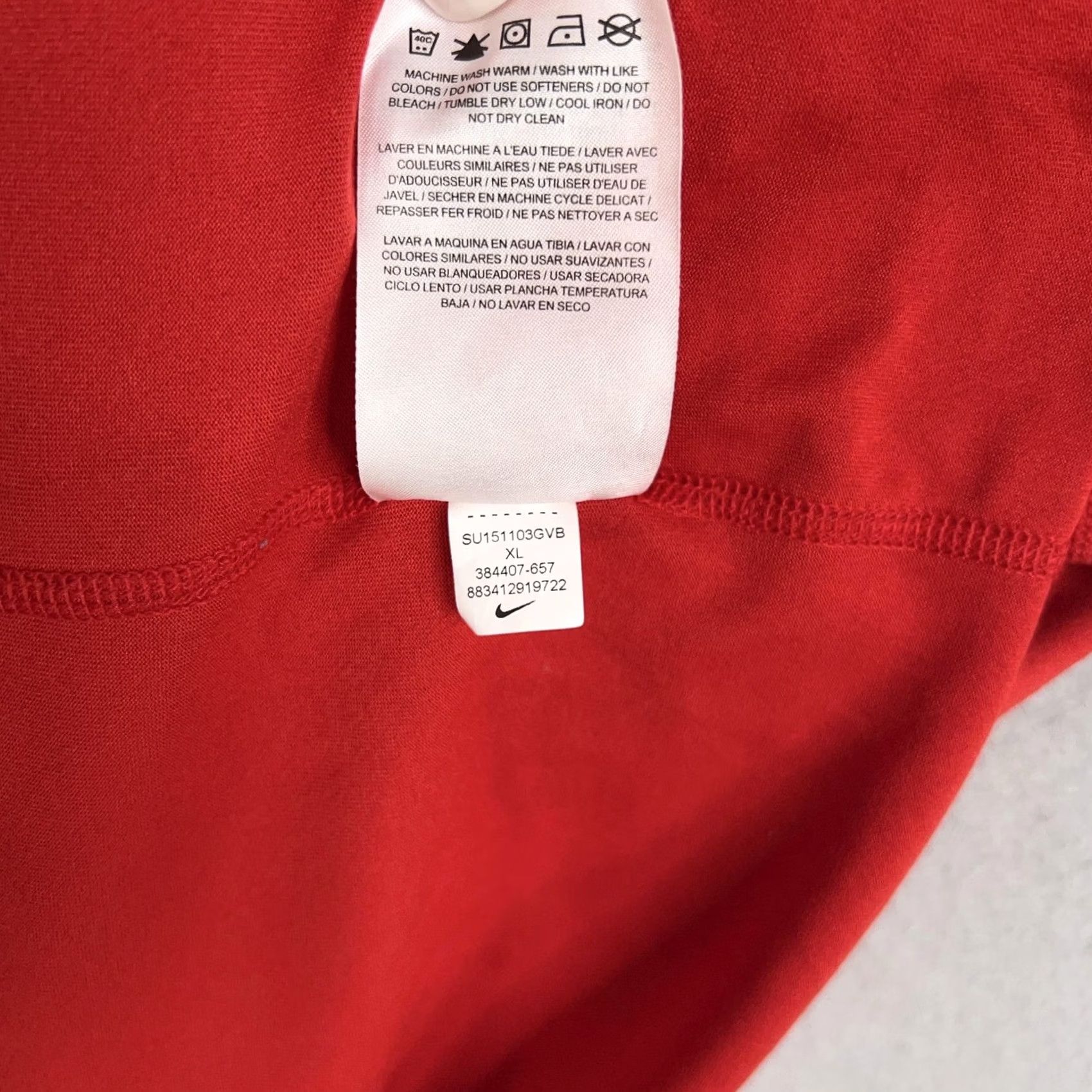 Nike Nike Shirt Mens XL Red OJ Nation Ojibwa Camp Dri-FIT Athletic Graphic Tee Sports Size US XL / EU 56 / 4 - 7 Thumbnail