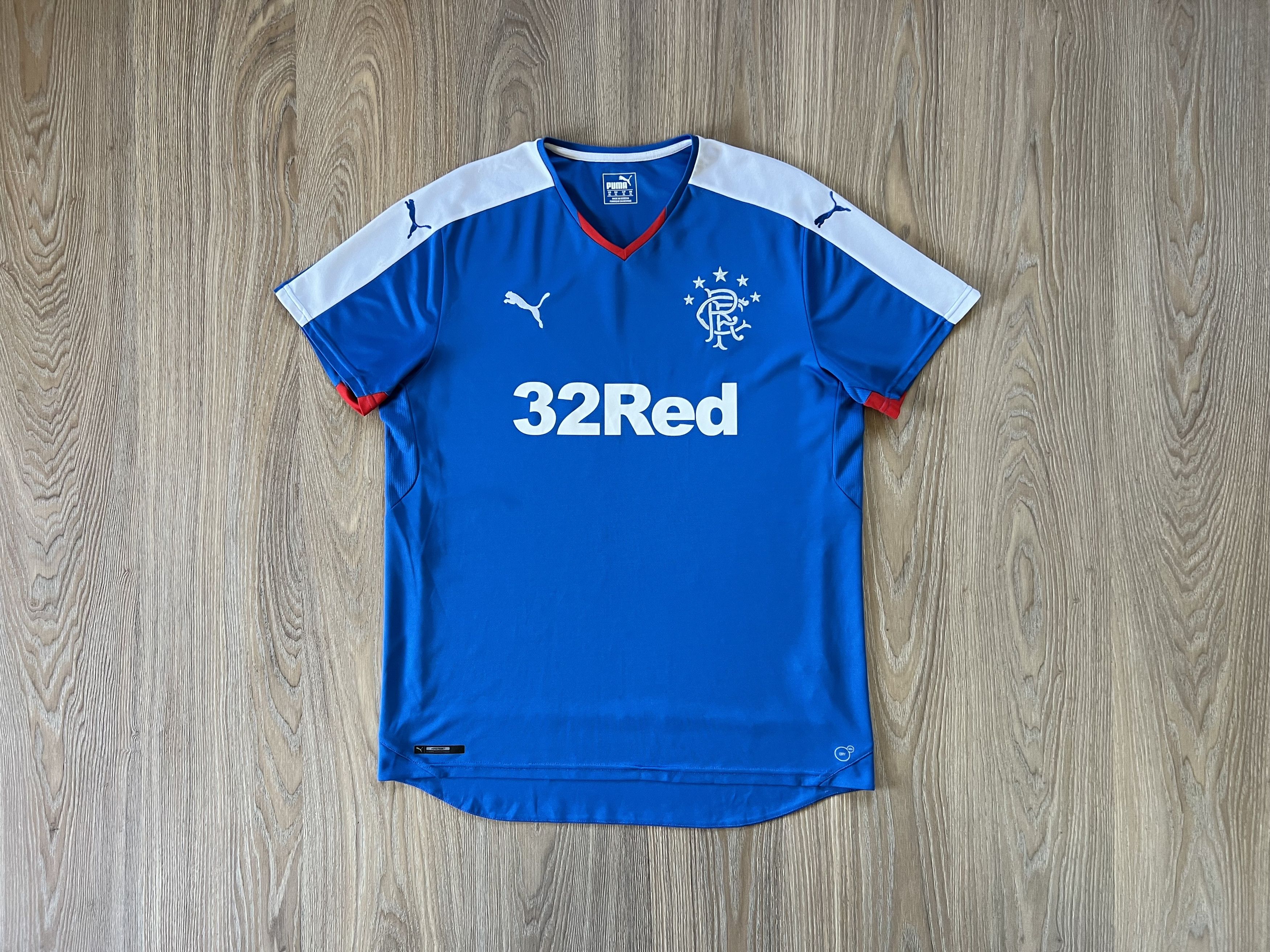 Vintage Puma Rangers Home Football Shirt 2015-2016