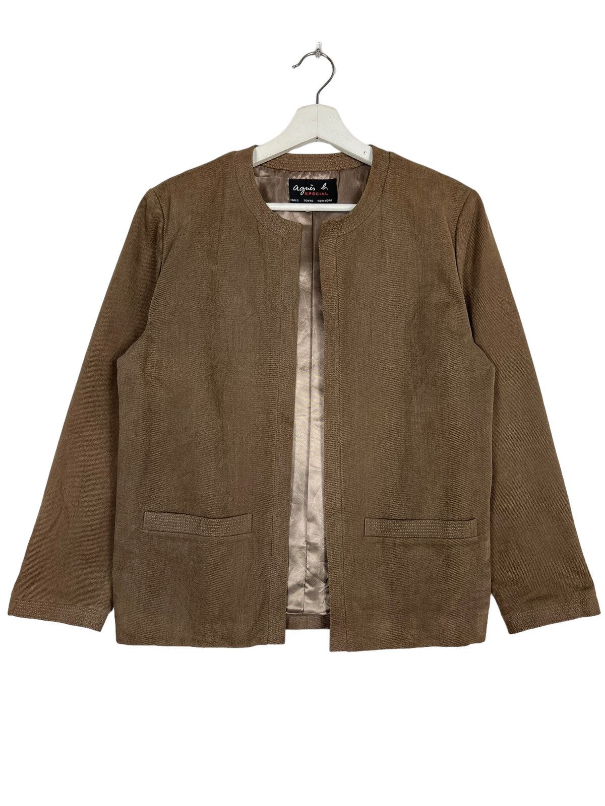 agnes b. 🔥 AGNES B SPECIAL BUTTON LESS JACKET Size M / US 6-8 / IT 42-44 - 4 Thumbnail