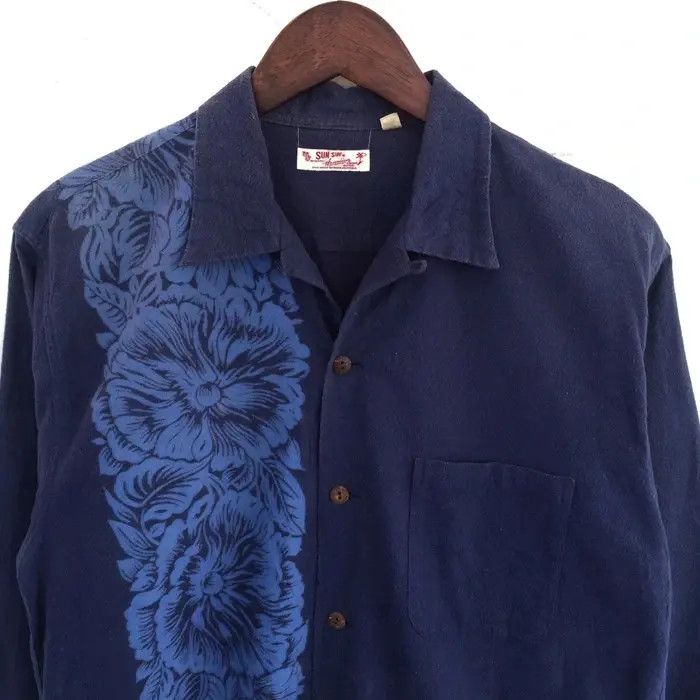 Sun Surf Vintage Sunsurf Flower Design Button Up Long Sleeve Shirt Size US L / EU 52-54 / 3 - 2 Thumbnail