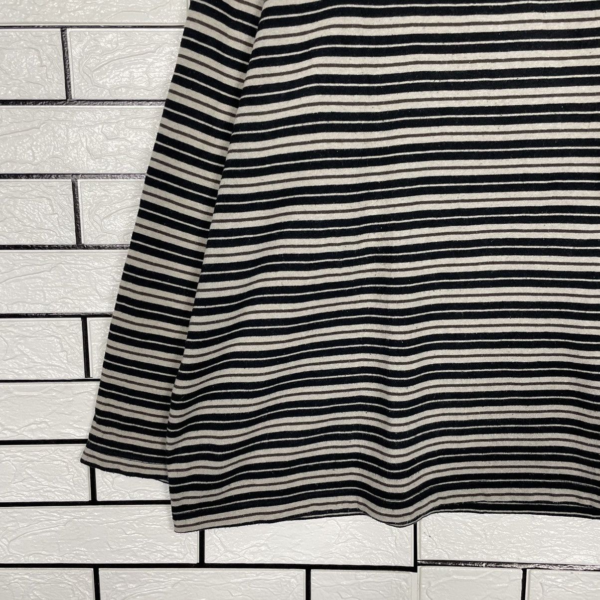 Kansai Yamamoto Kansai Yamamoto Homme Striped Sweatshirt Size US L / EU 52-54 / 3 - 3 Thumbnail
